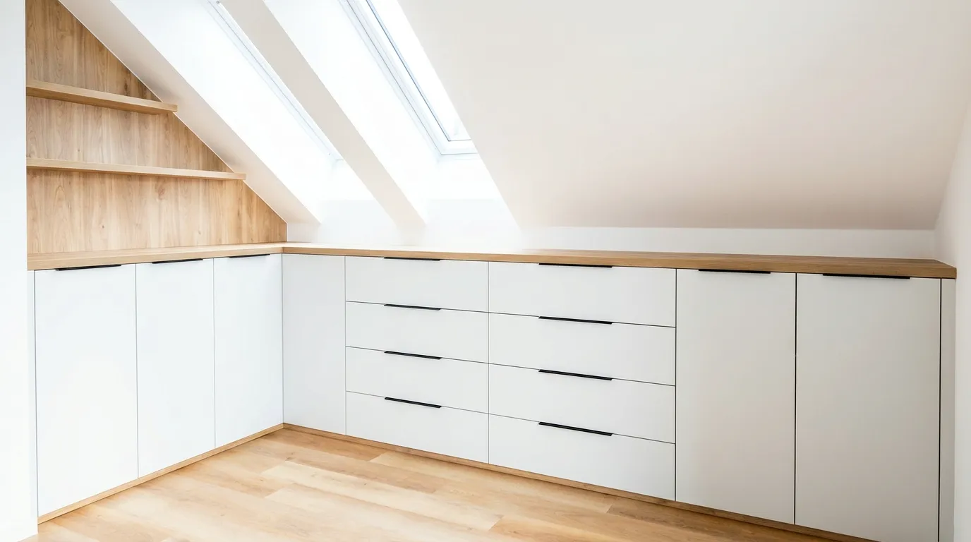 Posuvná vestavná skříň na míru – zakázkový truhlář