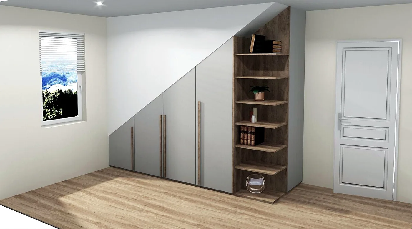 3D vizualizace interiéru na míru 01 – Martin Kučera truhlář