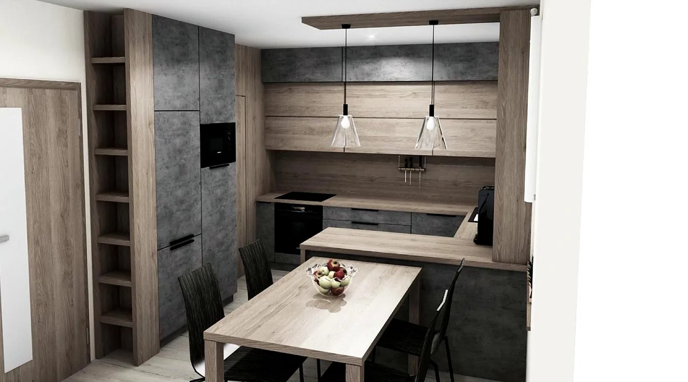 3D vizualizace interiéru na míru 14 – Martin Kučera truhlář