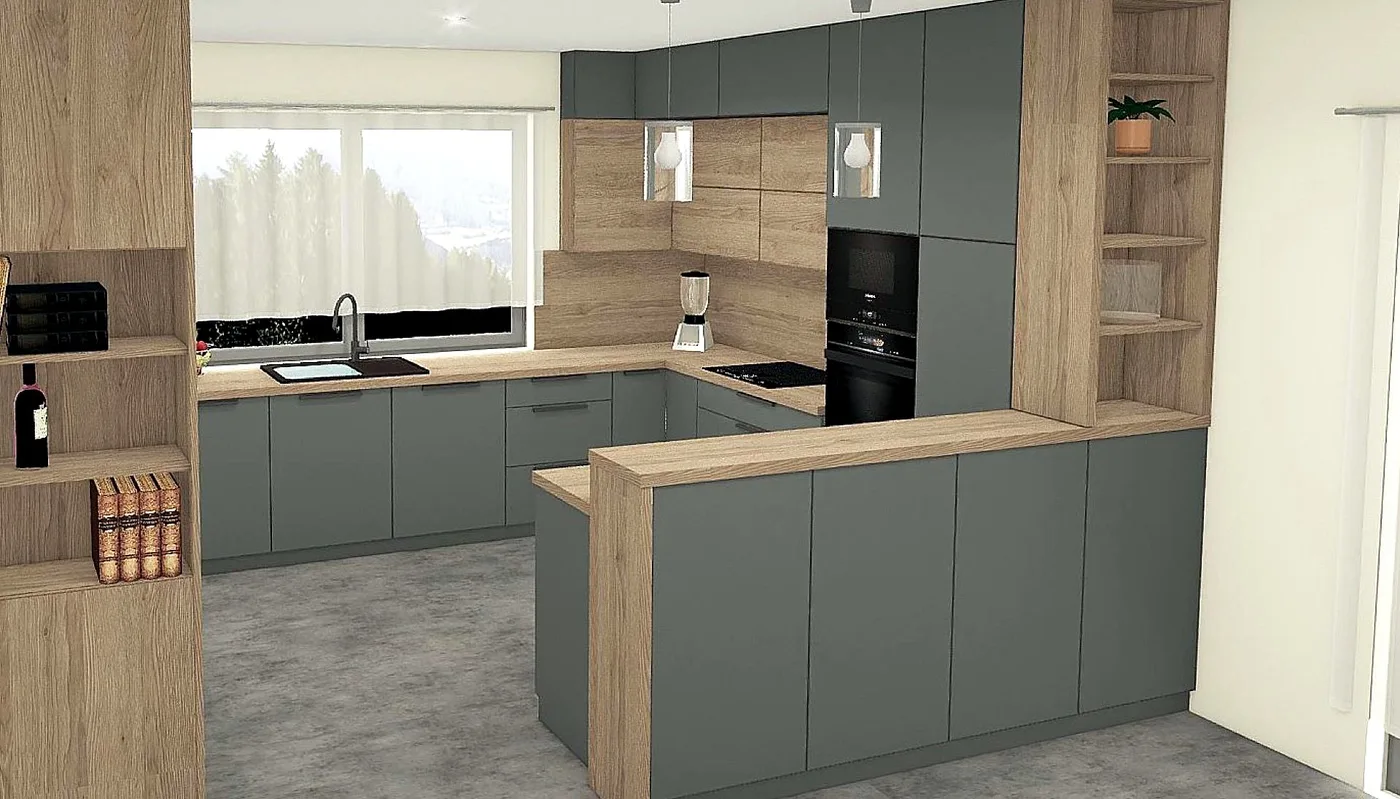 3D vizualizace interiéru na míru 21 – Martin Kučera truhlář