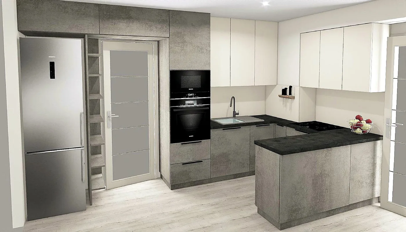 3D vizualizace interiéru na míru 22 – Martin Kučera truhlář