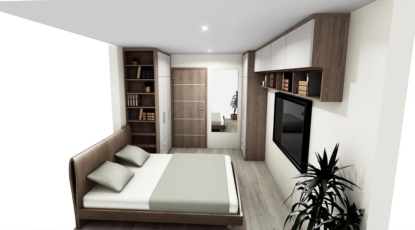 3D vizualizace interiéru na míru 30 – Martin Kučera truhlář
