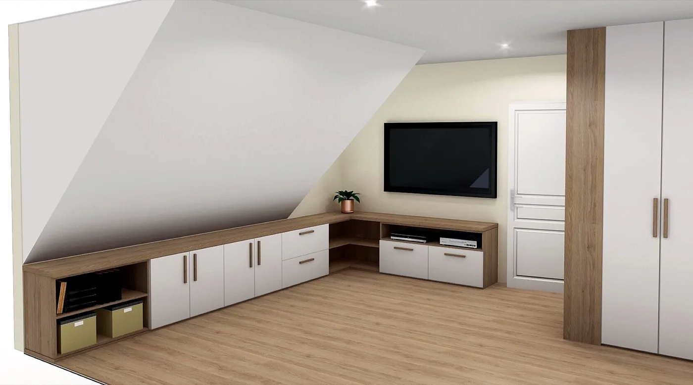 3D vizualizace interiéru na míru 32 – Martin Kučera truhlář