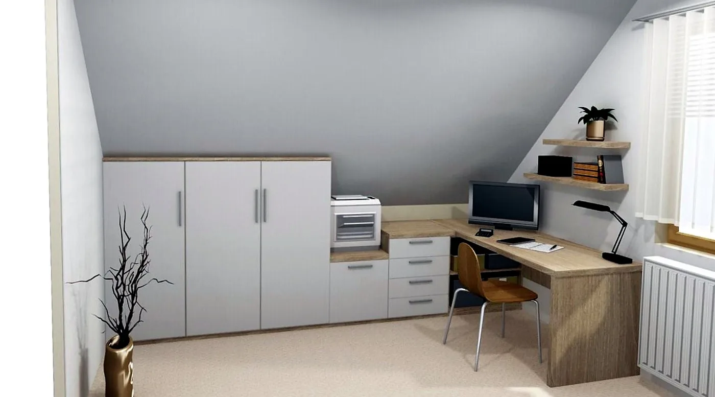 3D vizualizace interiéru na míru 34 – Martin Kučera truhlář